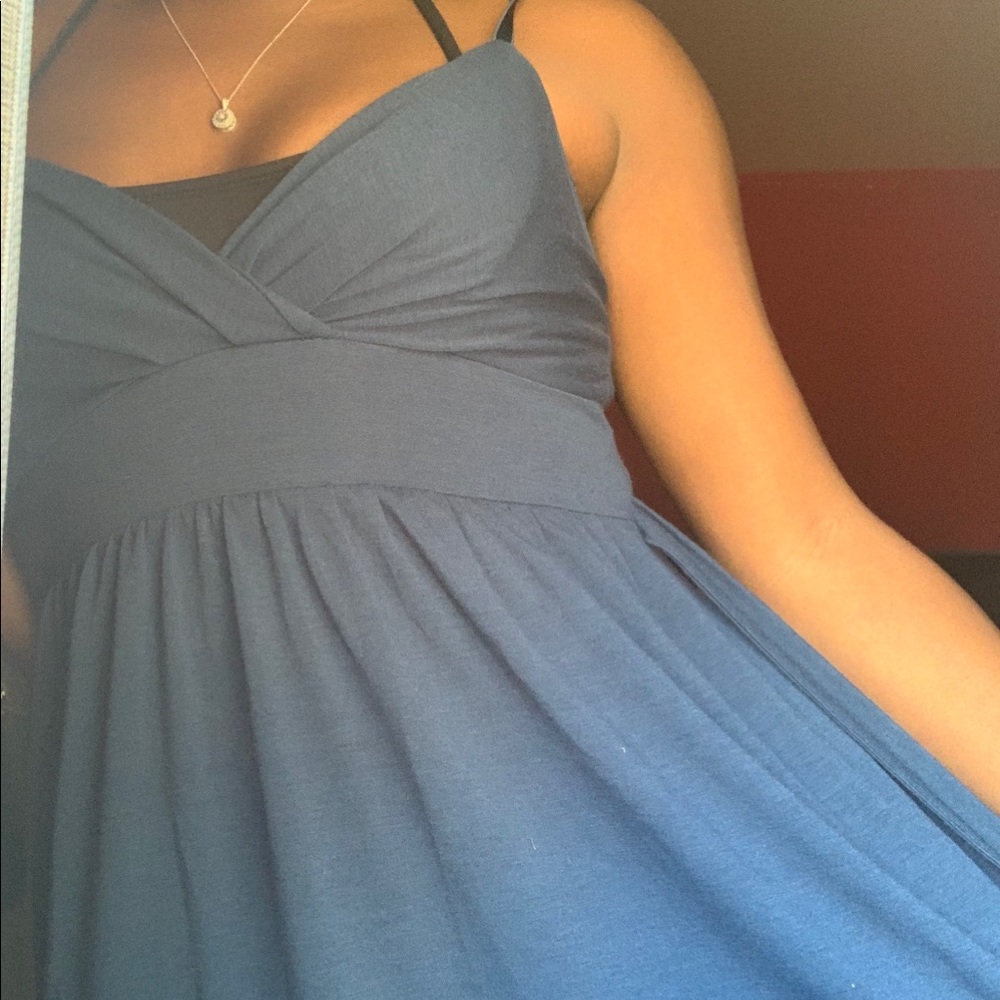 Blue Twirl Dress